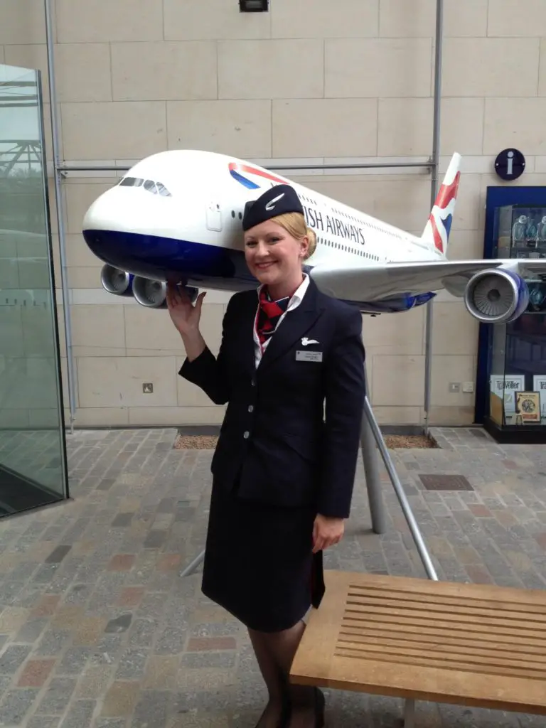 British Airways cabin crew Hayley Stainton