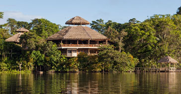 Amazon jungle lodge