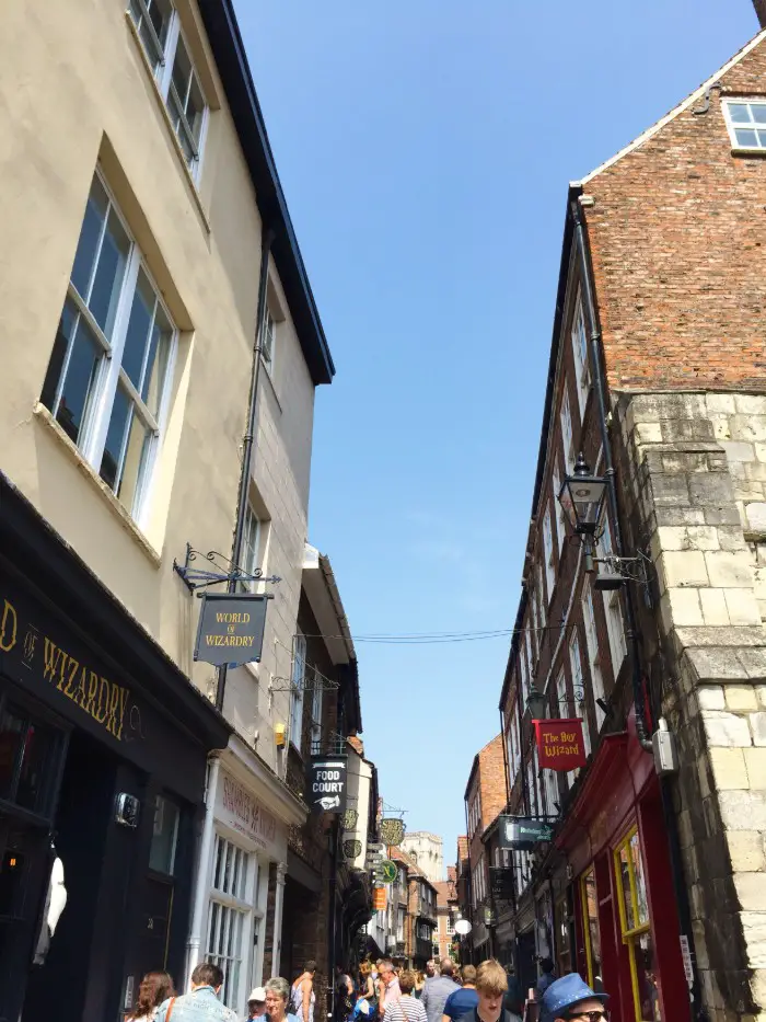 Instagrammable places in York the Shambles Harry Potter
