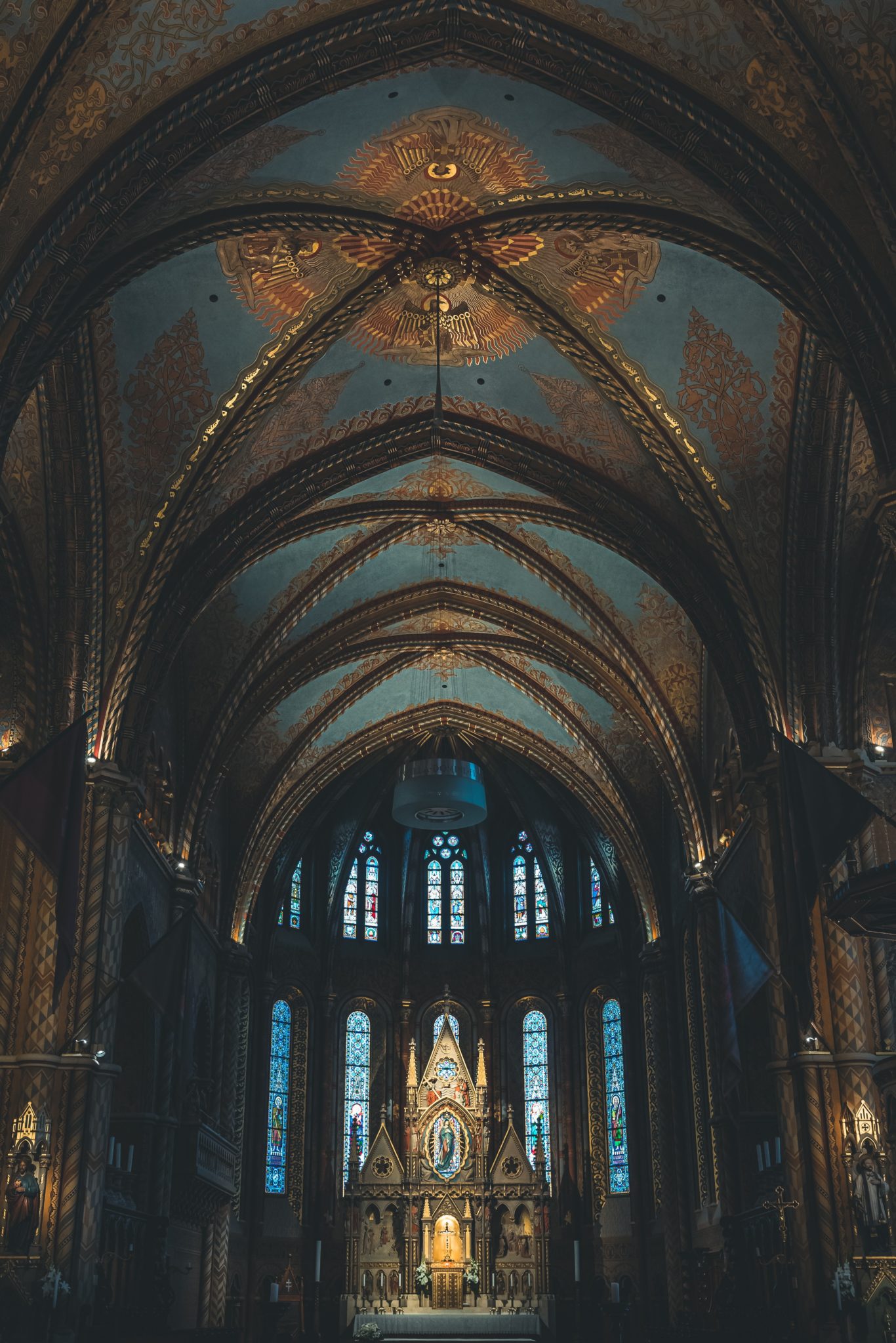 Budapest church interior